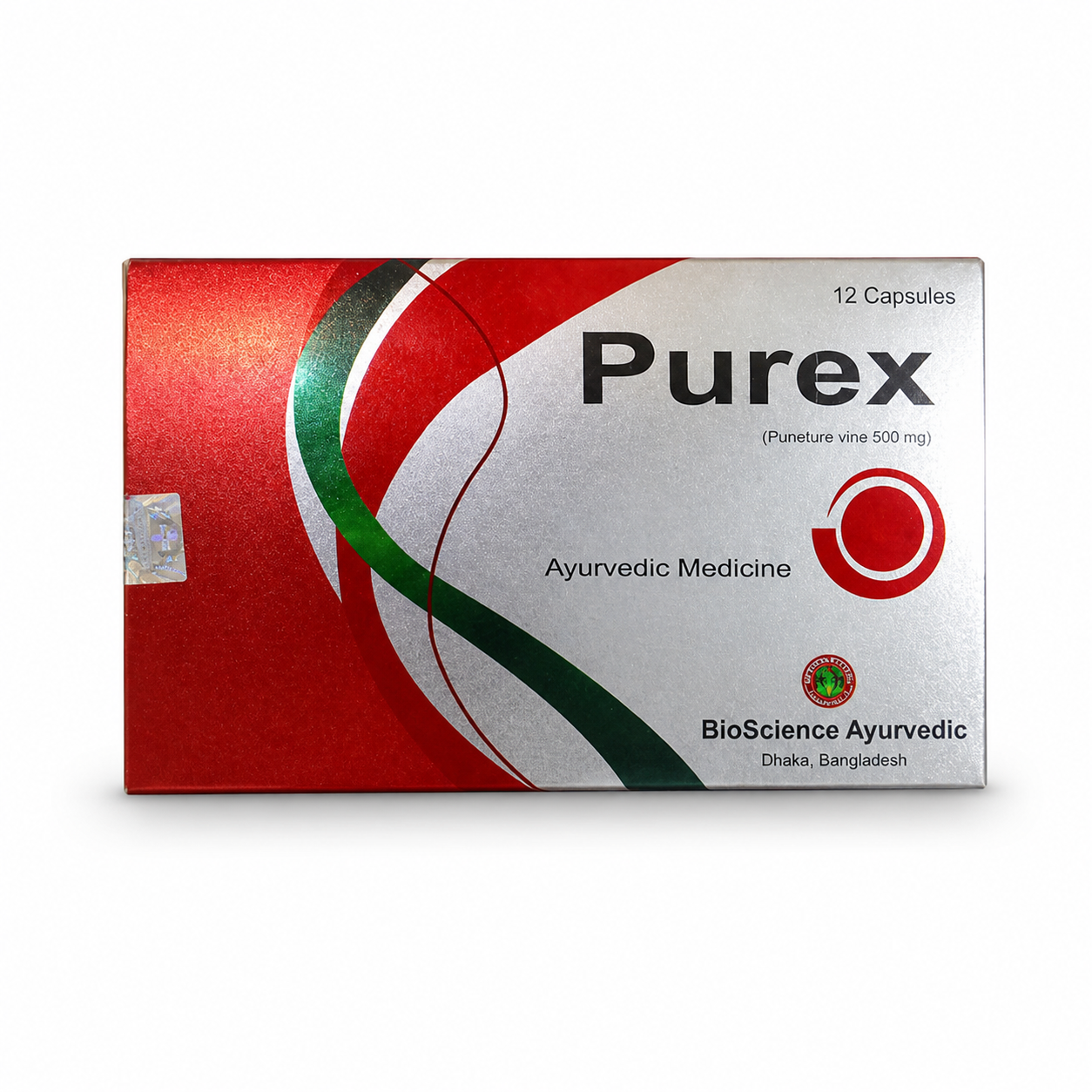 Purex Ayurvedic Medicine 12 Capsule , পিউরেক্স আয়ুর্বেদিক মেডিসিন ১২টি ক্যাপসুল