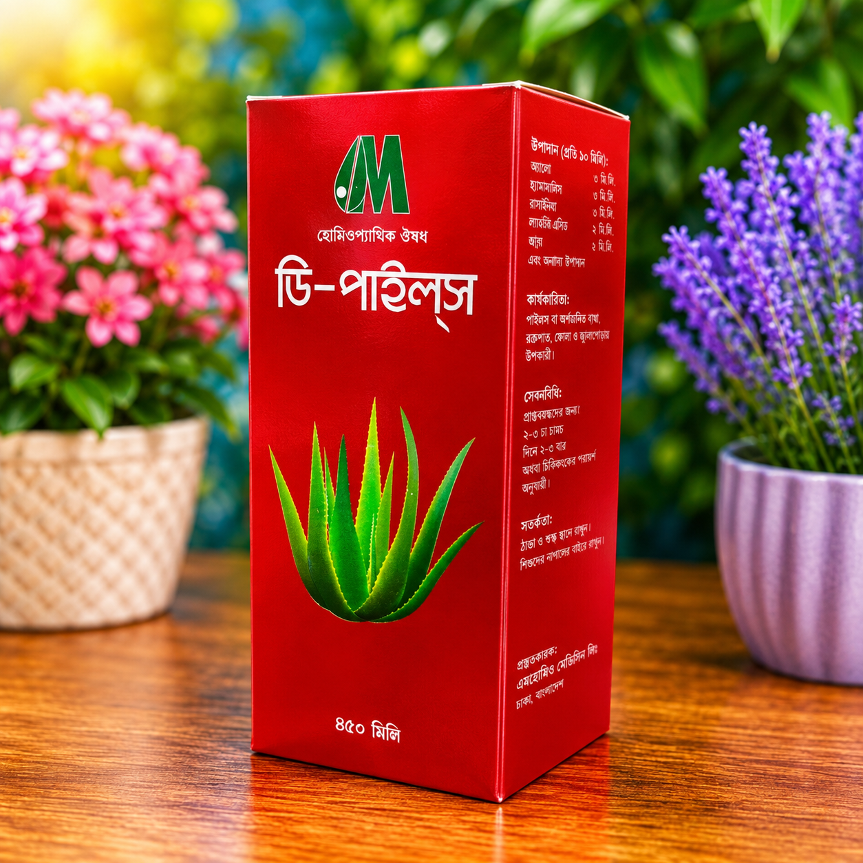 D-PILES 450 ml Syrup, ডি-পাইলস সিরাপ